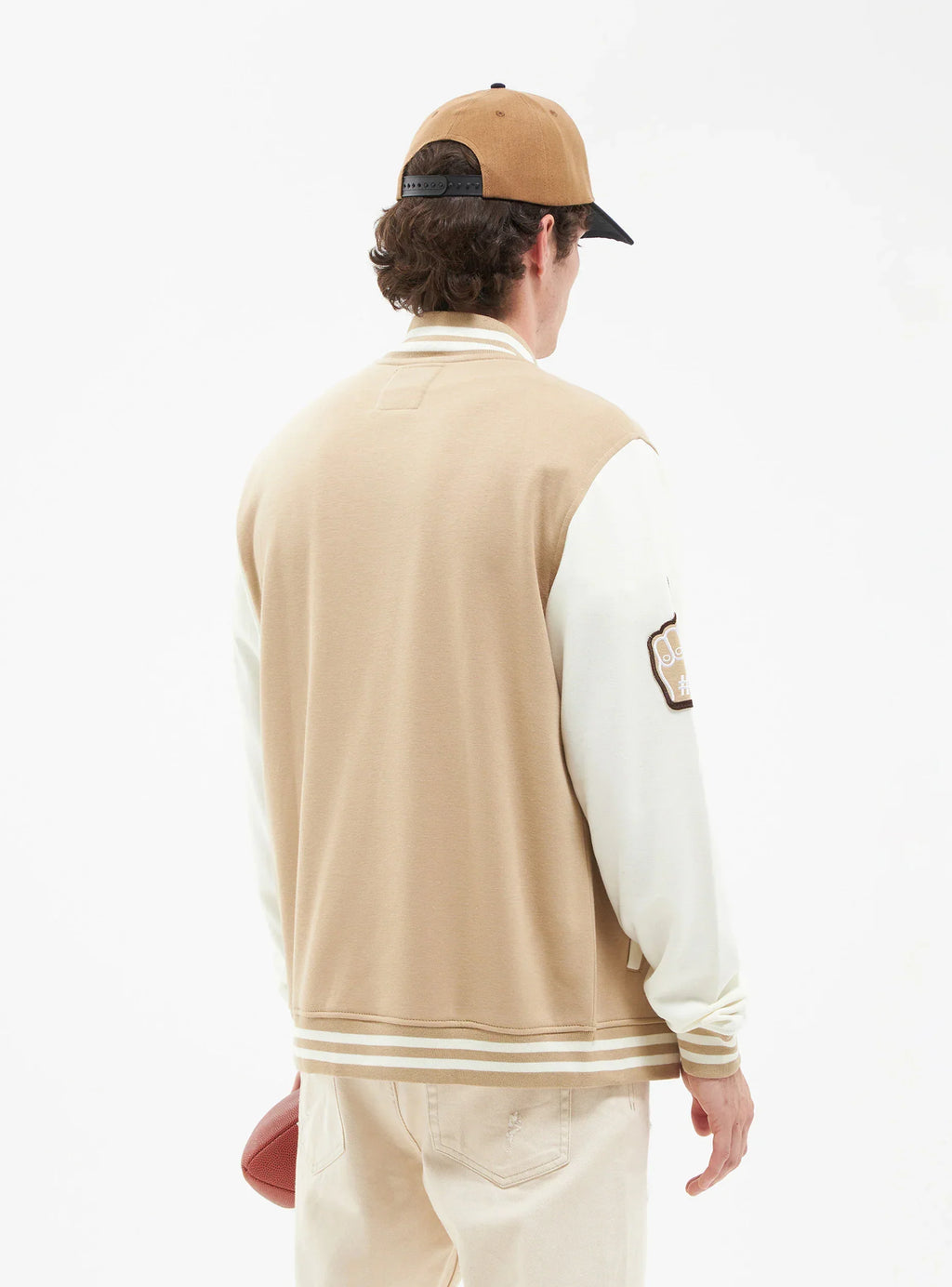 Varsity bomber jacket